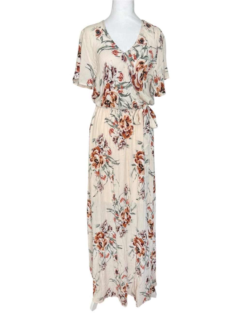 NWT C’Est 1946 Boho Floral Maxi Dress M - Picture 2 of 10